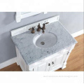 36" bathroom marble vanity with carrara marble vanity top